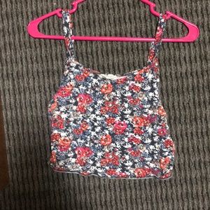 Floral crop top
